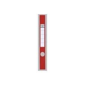 DURABLE Ordner-Rückenschilder ORDOFIX, selbstklebend, rot aus Kunststoff-Folie, für breite Ordner (70 mm) (8090-03)