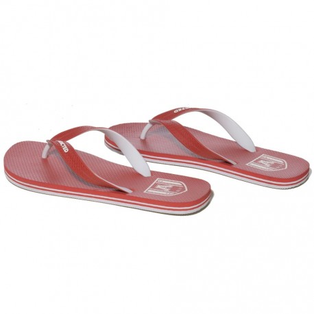 Addicted Two Tone Flip Flops - Red 43/44