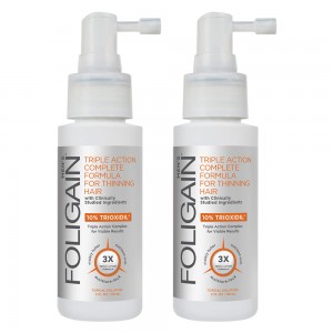 Foligain P5 10% Trioxidil Shampoo fur Manner 59ml - Topische Therapie gegen Haarausfall - 2er Pack