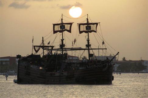 Captain Hook Pirate Ship - Surf & Turf