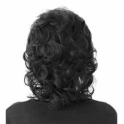 Real Hair Wig Female Short Hair Middle-aged Lady Short Curly Send Mother Real Hair Wig Headgear Lightinthebox
