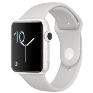 Apple Watch Edition Series 2 - 38 mm - weiß Keramik - intelligente Uhr mit Sportband - Wolke - Größe S/M/L - Wi-Fi, Bluetooth - 39.6 g