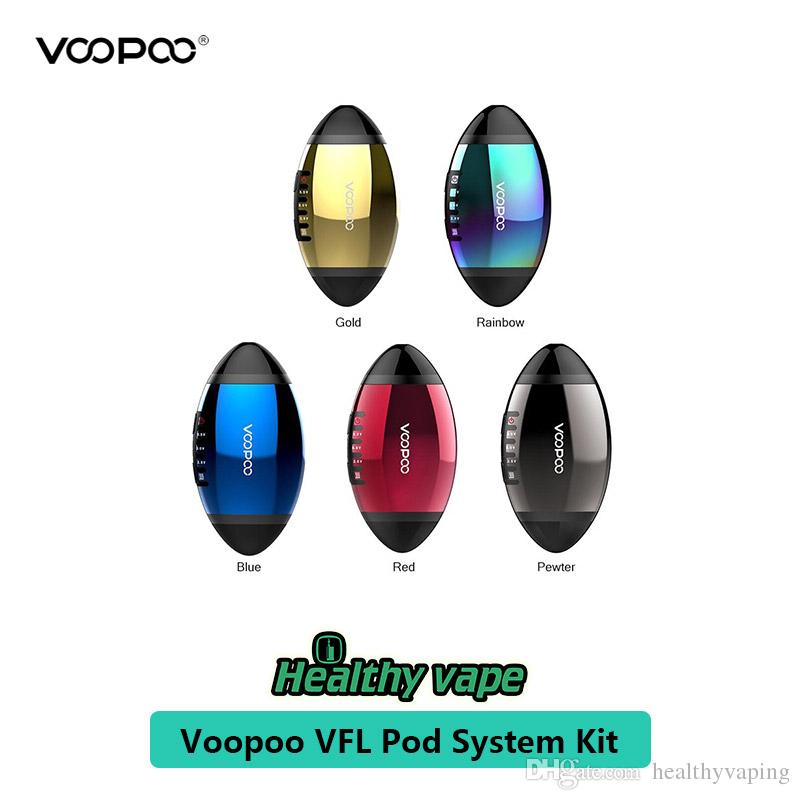 100% original Voopoo VFL Refillable Pod System Kit 650mah 0.8ml capacity with Ceramic coil free shipping