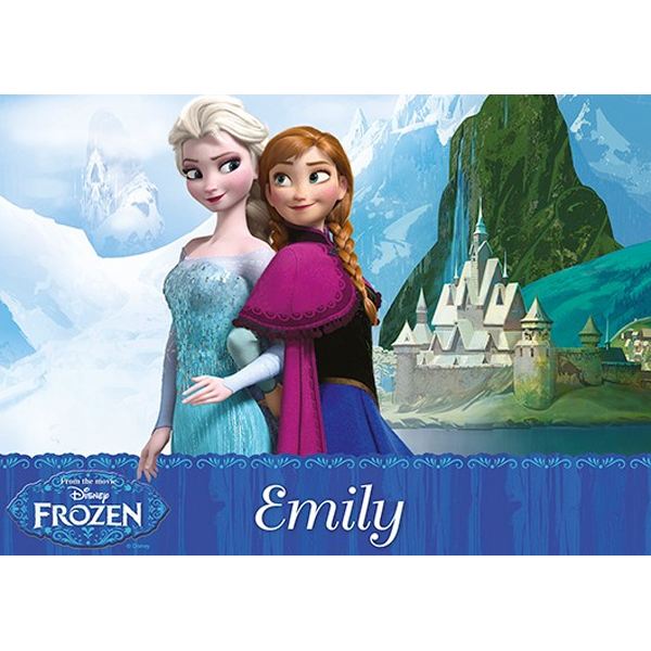 Personalised Disney Frozen Double-Sided Placemat