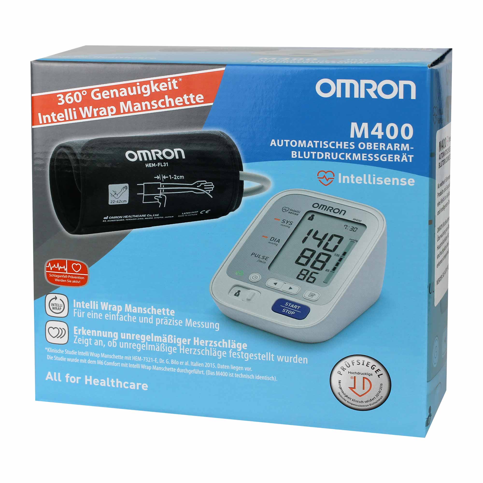 Omron M400 Oberarm-Blutdruckmessgerät WRAP