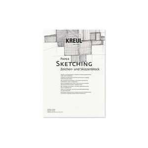 KREUL Künstlerblock Paper Sketching, DIN A5, 20 Blatt Zeichen- und Skizzenblock, säurefrei und alterungsbeständig, - 1 Stück (69001)