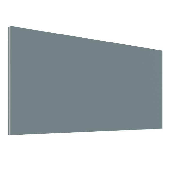 Grey Office Desk Screen 600mm Wide - Height 380mm