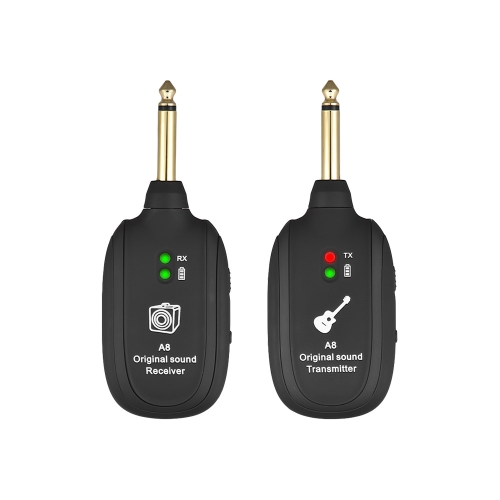 Muslady UHF Guitar Wireless System Transmitter Receiver
