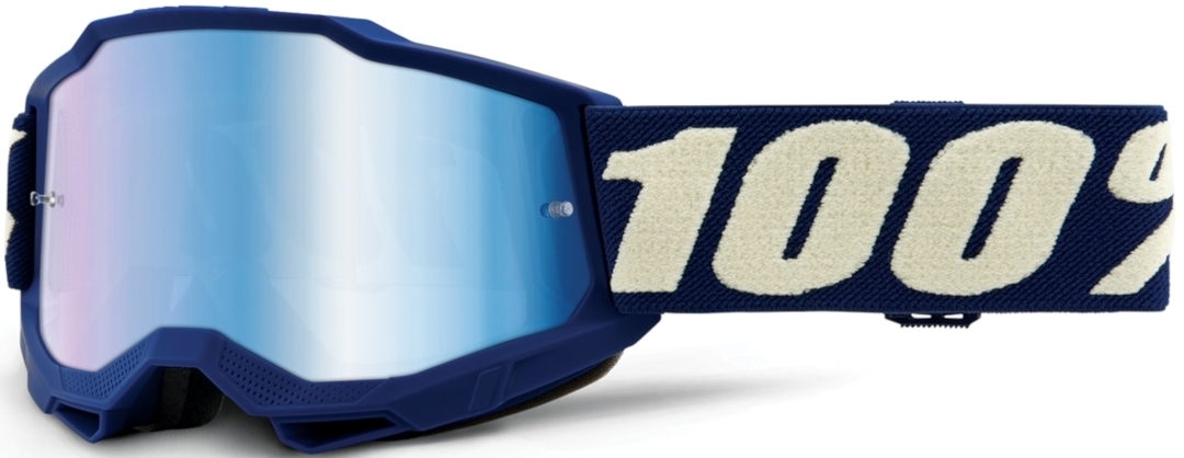 100% Accuri II Extra Deepmarine Jugend Motocross Brille, weiss-blau, weiss-blau