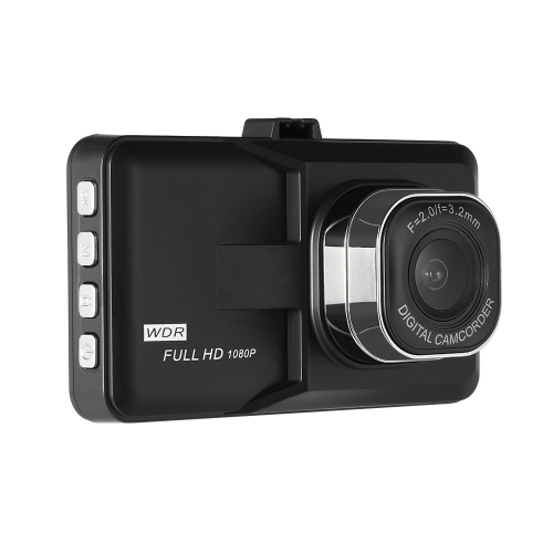 Vehículo del coche del vídeo de la definición de la alta resolución 1080P Grabadora del ángulo de la visión nocturna de la cámara DVR de 140 grados con la videocámara digital de la tarjeta de 32GB TF