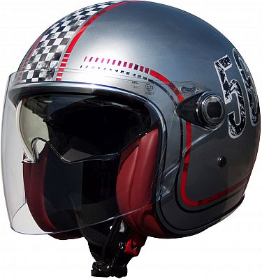 Premier Vangarde FL Chromed, jet helmet