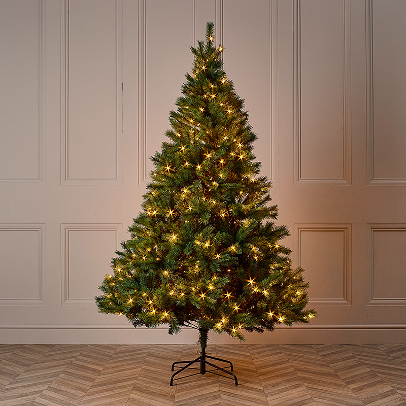 Kaemingk 6ft Prelit Canada Spruce Artificial Christmas Tree - 310 LED Lights
