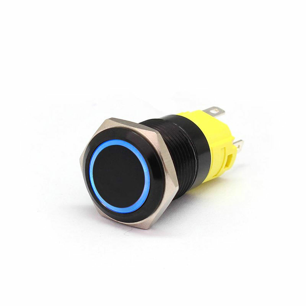 16mm 12V 24V 36V 5A LED Horn Push Button Dashboard Momentary/Latching Metal Switch For Car Boat Waterproof