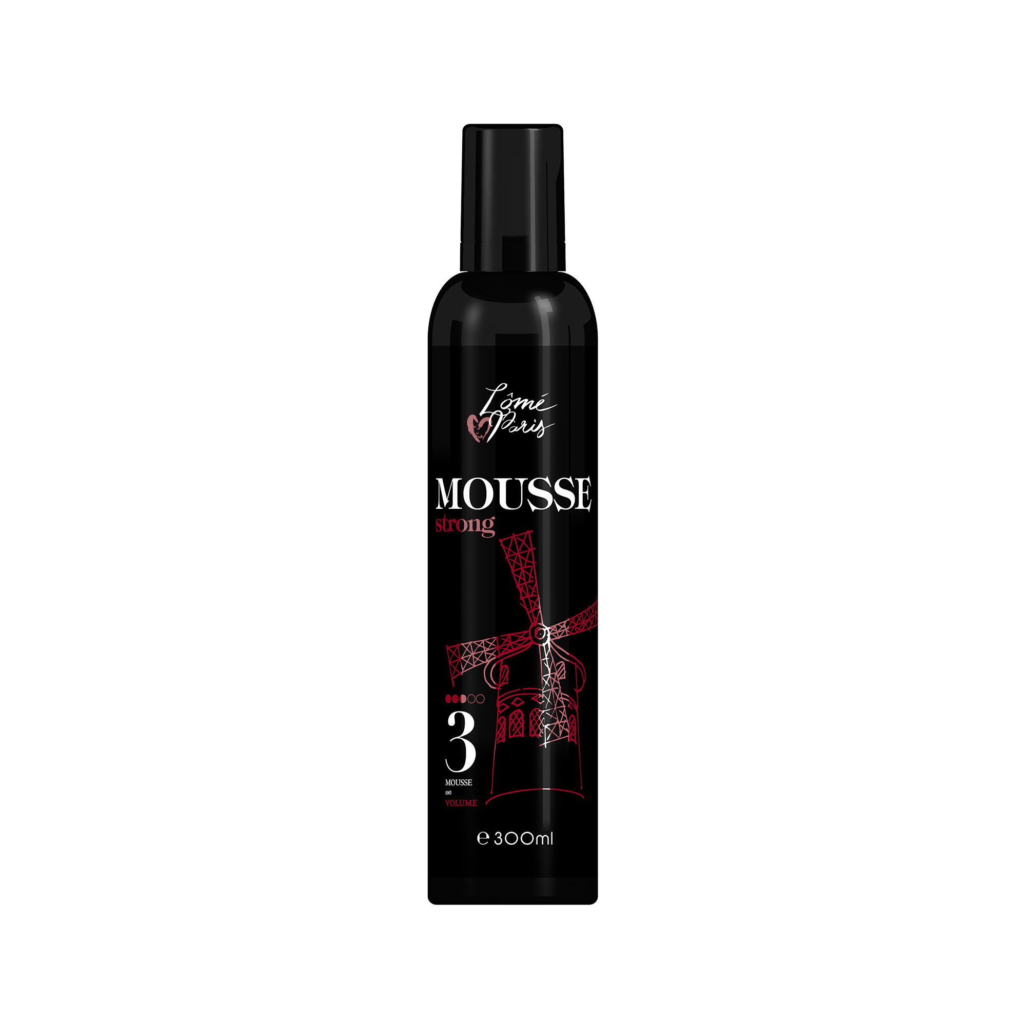 lomé paris styling mousse 4-extra strong 300ml