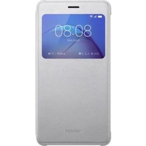Huawei Honor 6X - View Flip Cover - Handy-Schutzhülle - Silber (51991741)