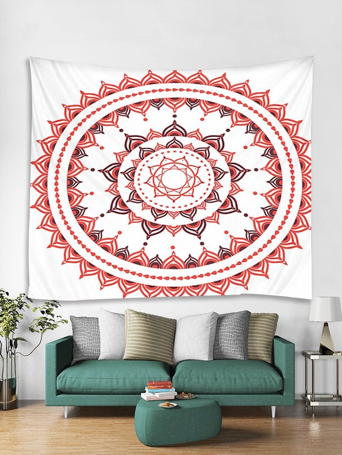 Mandala Flower Tapestry Art Decoration