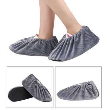 2 Pcs Overshoes Washable Non-Slip Shoe Covers
