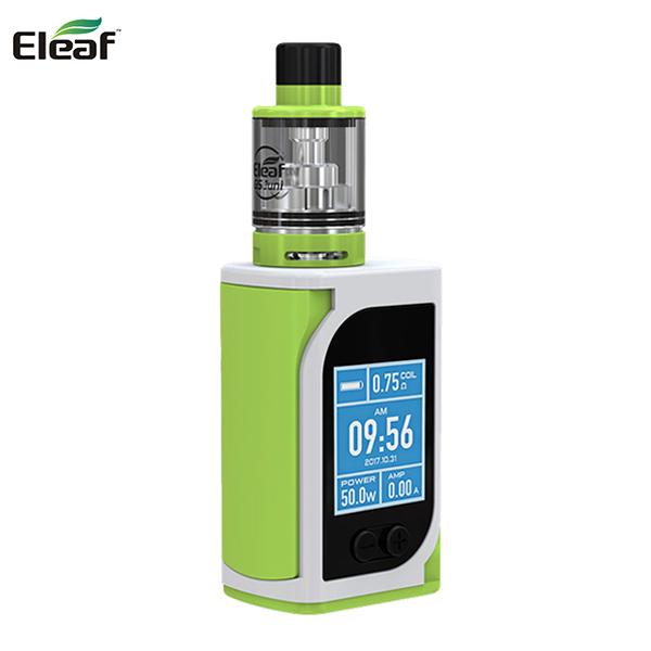 iSmoka Eleaf iStick Kiya 1600mAh 50W Starter Kit with 2ML GS Juni Tank Atomizer - Greenery Green White