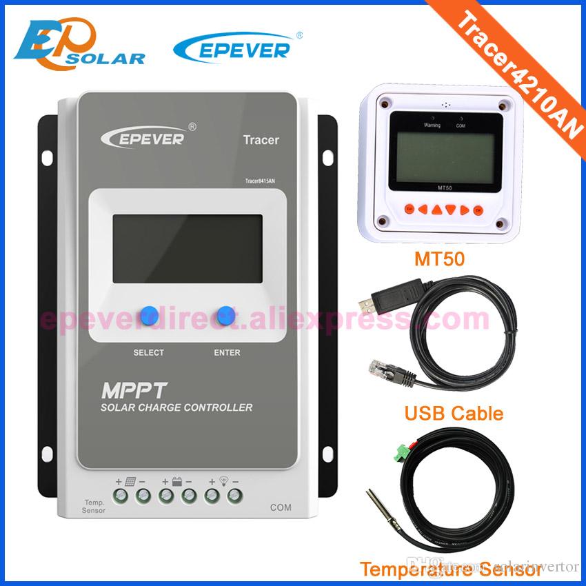 40A 12V 24V New Tracer 4210AN 40amps Programmable MPPT Solar Charge Controller with USB and Sensor