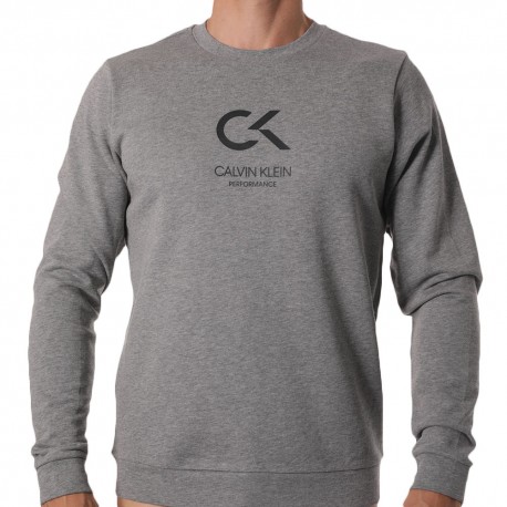 Calvin Klein CK Performance Logo Sweatshirt - Grey XL