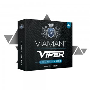 Viaman Viper - Formulated to help improve male sexual performance - 4 Tablets