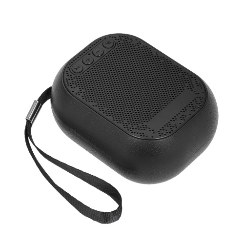 Outdoor Mini BT Speaker Subwoofer Audio BT Sound Box With Buckle & Sling Hands-free FM TF Card Slot Line-in