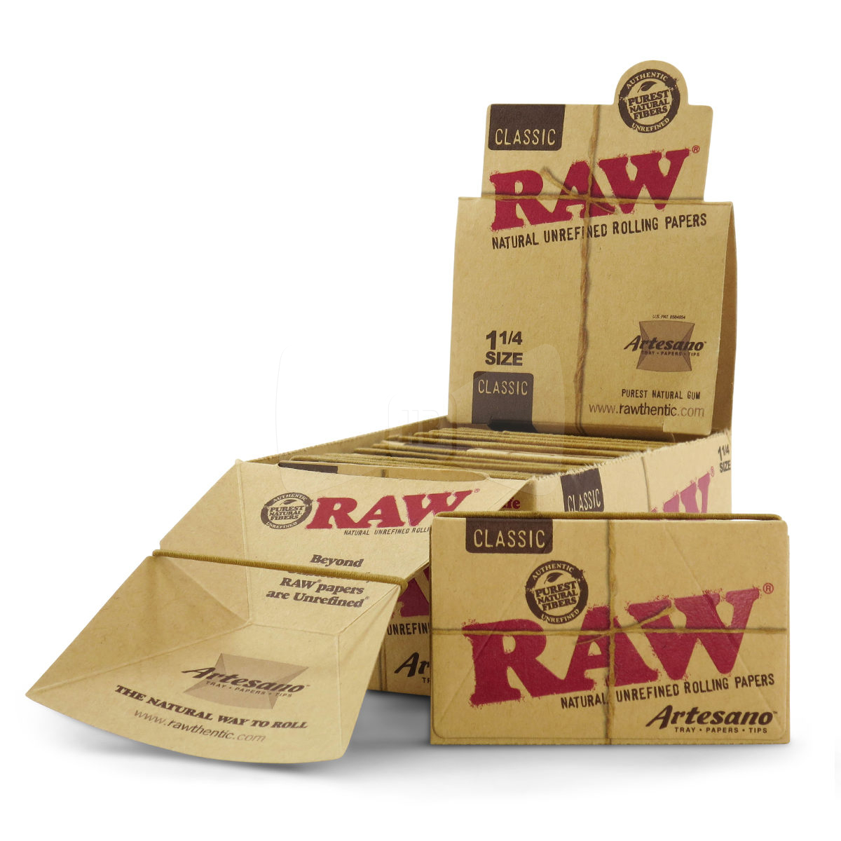 RAW Artesano 1 1/4 Rolling Papers Box