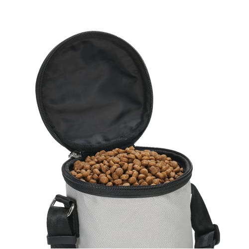 TAILUP Collapsible Oxford Fabric Pet Dog Cat Food Storage Bowl Bag Container Feed Bag for Travel Outdoor Activities
