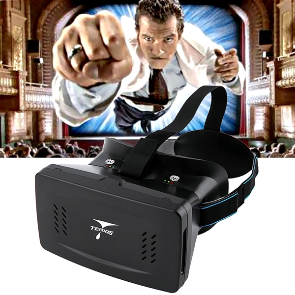 TERIOS 3D-VR-Box Virtual Reality Videospiel-Gl?ser f¨¹r iPhone Samsung Smartphone 3.5 '' - 6