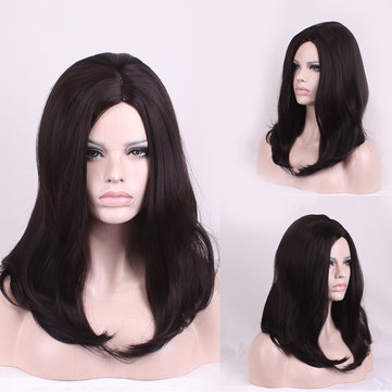Mid-length Curly Lady Wig