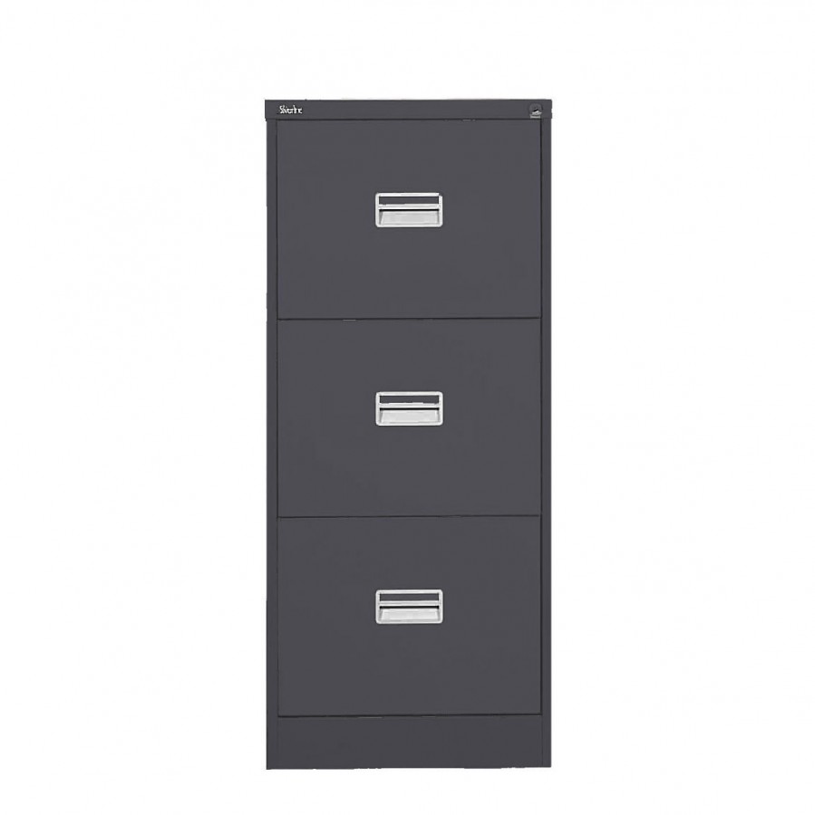 Jumbo A3 Lockable Filing Cabinet- Graphite Grey