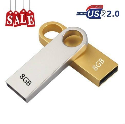 FREE LOGO Metal Waterproof 2.0 USB Flash Drives Shockproof U Disk Memory Sticks 4GB 8GB 16GB 32GB 64GB