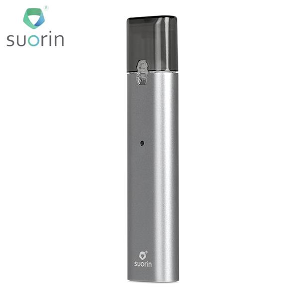 Authentic Suorin iShare Single 9W 0.9ml 130mAh Ultra Portable Pod System AIO Starter Kit Vape Pen - Silvery SS