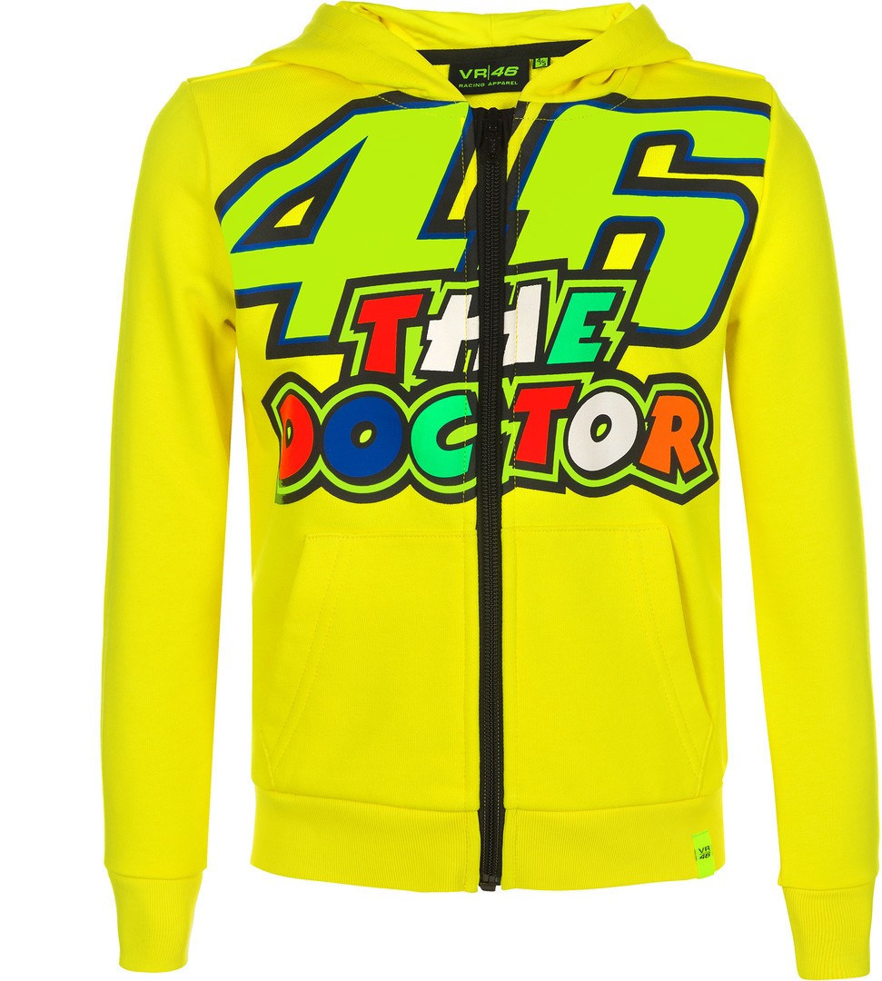 VR46 The Doctor Zip Hoodie Jaune S