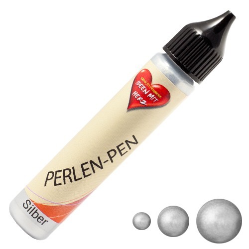 Perlen-Pen, 25ml, silber