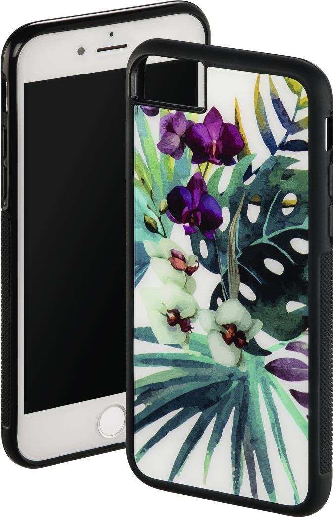 Hama Cover Orchid für Apple iPhone 6/6s/7/8, Weiß/Bunt (00172112)
