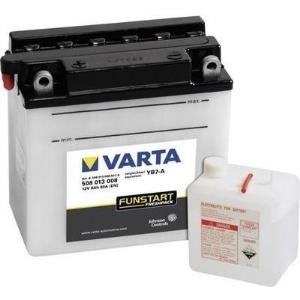 Varta Motorradbatterie YB7-A 12 V 8 Ah ETN 508013008 Passend für Modell Motorräder, Motorroller, Quads, Jetski, Schneemo (558142)