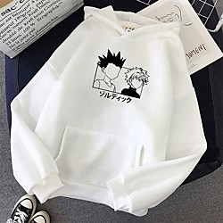 Inspired by Hunter X Hunter Killua Zoldyck Cosplay Costume Hoodie Polyester / Cotton Blend Graphic Printing Hoodie For Men's / Women's