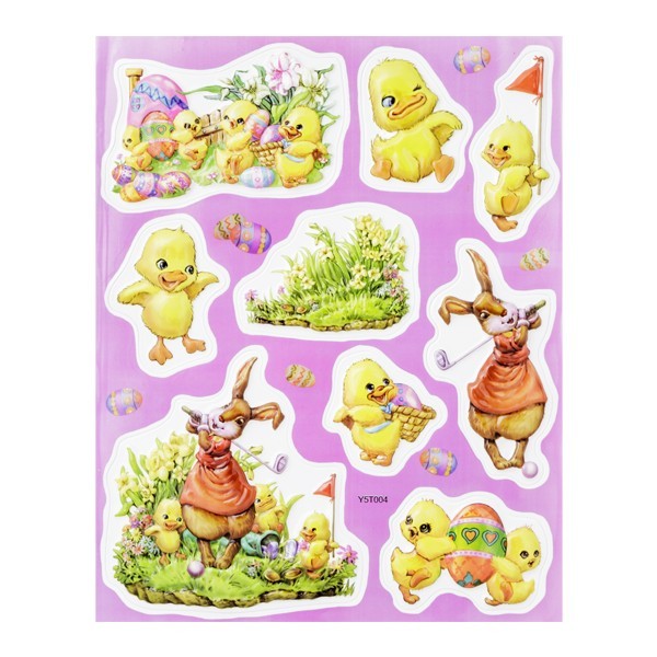 Pop-Up Sticker, Ostern 4, 20 x 25 cm