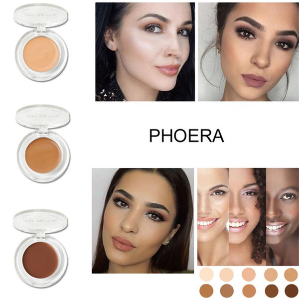 new cosmetic concealer cream phoera 1pc face makeup concealer foundation palette creamy moisturizing 30