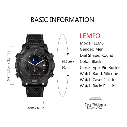 LEMFO LEM6 3G Smart Watch