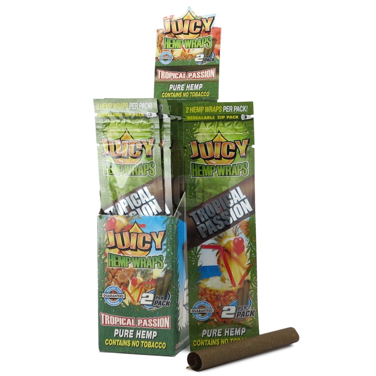 Juicy Jay Hemp Wraps 1 Pack Mango Papaya