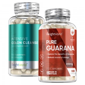 Pure Guarana & Colon Cleanse - Energie et nettoyage du colon - Pack detox naturel