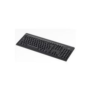 Fujitsu KB410 - Tastatur - PS/2 - US - Schwarz - für Celsius C620, M720, R920, W420, W520, ESPRIMO C710, E710, E910, P510, P710, P910, Q910 (S26381-K515-L402)