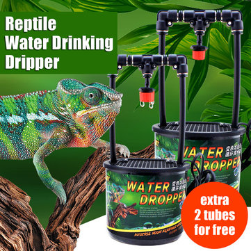 Reptile Drinking Water Dripper Lizard Dispenser