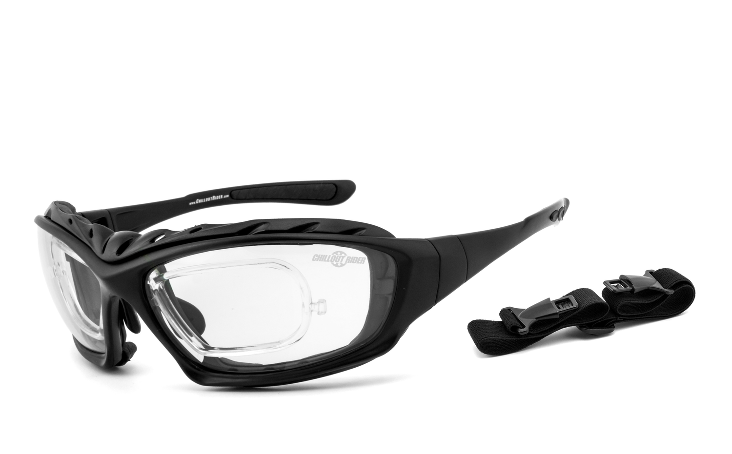 CHILLOUT RIDER | gepolsterte Multifunktionsbrille, Motorradbrille, Motorrad-Sonnenbrille, Bikerbrille, winddicht