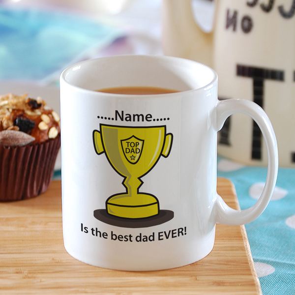 Top Dad Personalised Mug