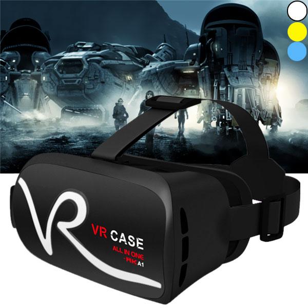 VR BOX RK-A1 3D-Virtual-Reality-Brille mit Bluetooth Steuerung Touchpad-Tasten f¨¹r 4,0-5,8