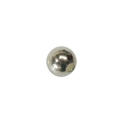 Perle, Ø0,5 cm, silberfarben, 50 Stück
