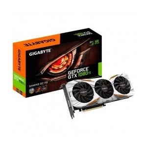 Gigabyte GeForce GTX 1080 Ti Gaming OC 11G - Grafikkarten - GF GTX 1080 Ti - 11 GB GDDR5X - PCIe 3.0 x16 - DVI, HDMI, 3 x DisplayPort - weiß mit orangenem Akzent